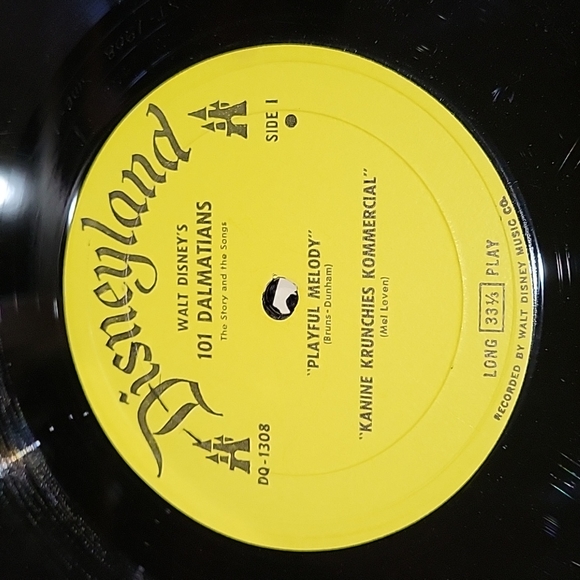 Vintage Disney Record Bundle 101 Dalmatians, Cinderella, Mary Poppins Alice Wond - Picture 7 of 7